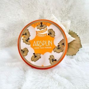 New with tags AIRSPUN TALC-FREE LOOSE FACE POWDER Honey Beige. hides fine lines